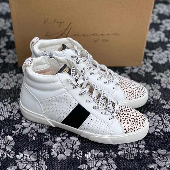 Leopard Print Vintage Havana Wild Cheetah Sneakers Vintage Havana